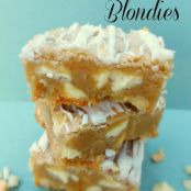 White Chocolate Macadamia Nut Blondies