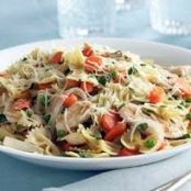 Garden-Fresh Farfalle Pasta & Chicken