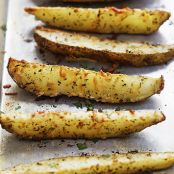 Baked Garlic Parmesan Potato Wedges