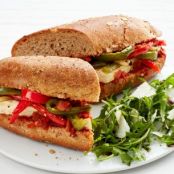 Tofu Subs with Onions and Peppers