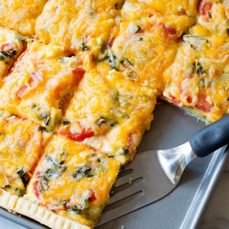 Southern Tomato Slab Pie