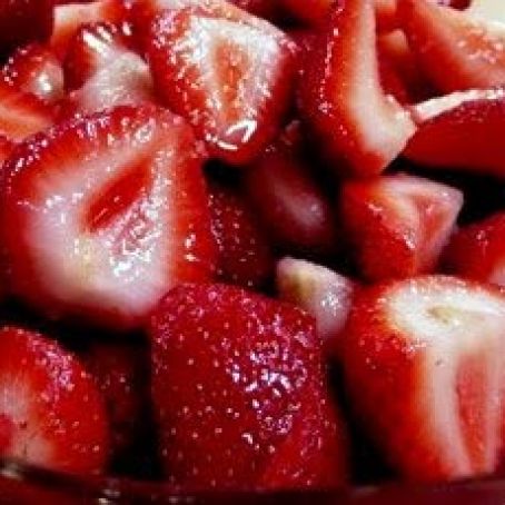 Strawberries in Orange Juice