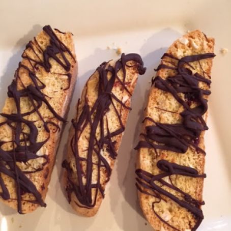 Almond, Cranberry and Orange Biscotti