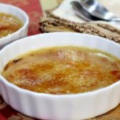 Banana and Cardamom Creme Brulee