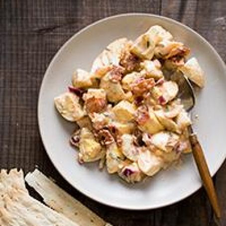 Smoky Egg Salad with Bacon and Greek Yogurt