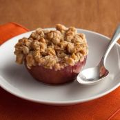 Baked Apple with Crisp Topping