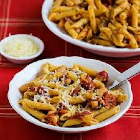 Penne w/Roasted Tomatoes, Garlic and White Beans