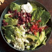 Taco Salad With Pinto Beans and Avocado