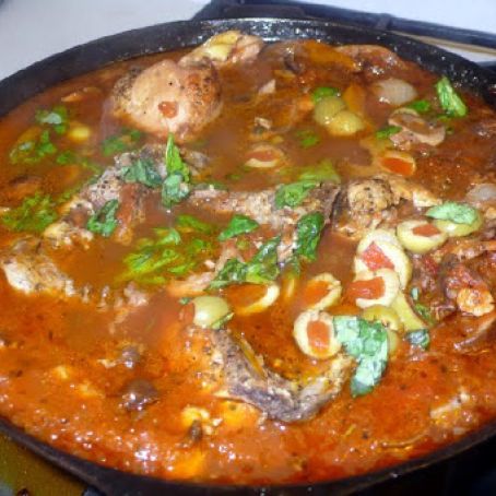 CHICKEN CACCIATORE