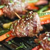 Asian Steak Roll Ups