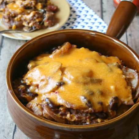 Crockpot Cowboy Casserole
