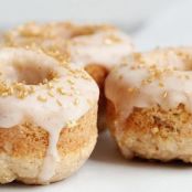 Baked Apple Spice Doughnuts with Cinnamon Glaze