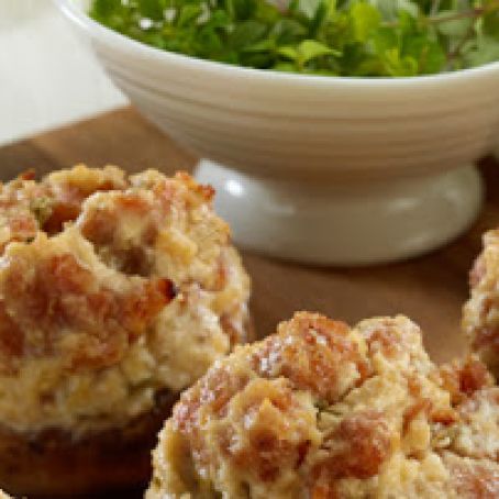 Stuffed mushrooms with Ricotta and sausage
