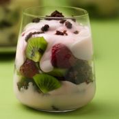 Chocolate Kiwi Berry Parfaits