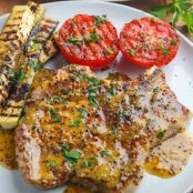 Honey Mustard Grilled Pork Chops