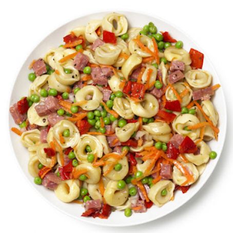 Sides (Pasta Salad with Salami, Carrots, Peas & Roasted Red Peppers)