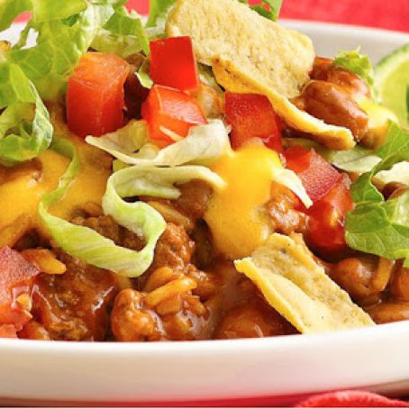 Easy Beef Taco Skillet