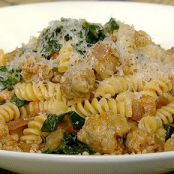 Chew:  Mario Batali's Fusilli with Sausage