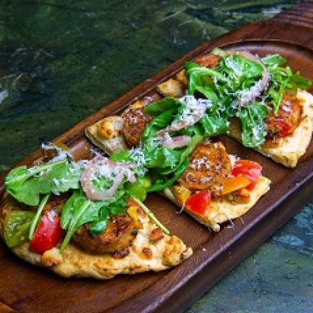 Pizzetta, Grilled Caprese-Style