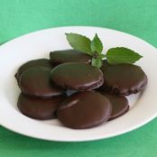 Mint, Chocolate-Covered Mint Cookies