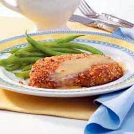 Almond Pork Chops with Honey Mustard