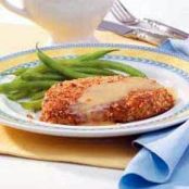 Almond Pork Chops with Honey Mustard