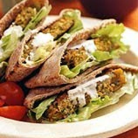 Baked Falafel Sandwich