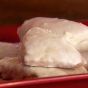 Mini Vanilla Scones with Vanilla Bean Glaze