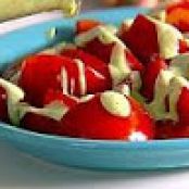 Tomatoes with Green Goddess Dressing