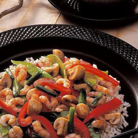 Shrimp Skillet Stir Fry