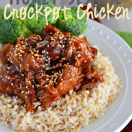 Honey Sesame Crockpot Chicken