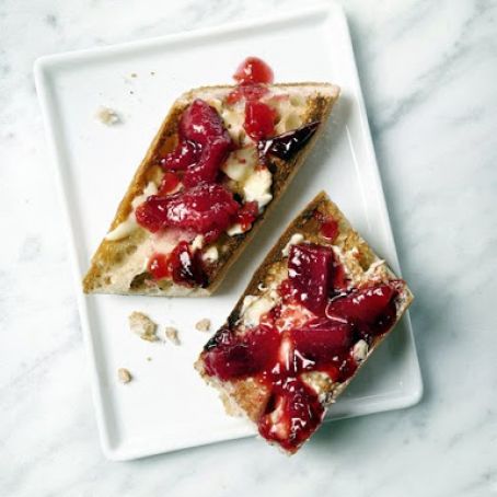 Plum-Vanilla Preserves