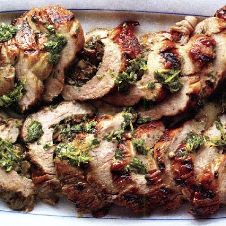 Pork Tenderloin, Mushroom-Stuffed
