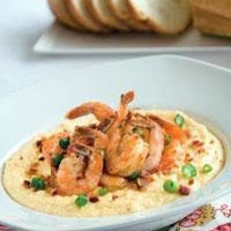 Barbecue Shrimp & Cheese Grits