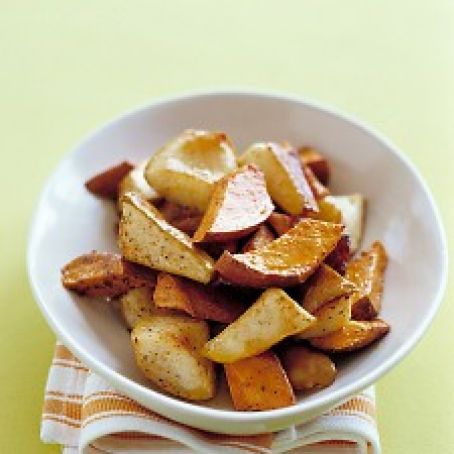 Roasted Pears and Sweet Potatoes