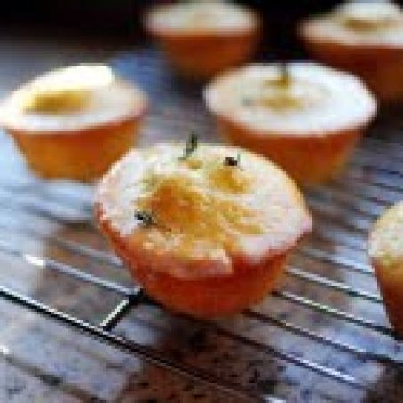 Olive Oil Cakes with Lemon and Thyme