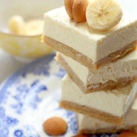Banana Pudding Cheesecake Blondies