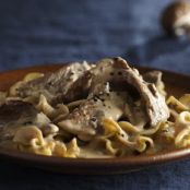 Skillet Beef and Mushroom Stroganoff