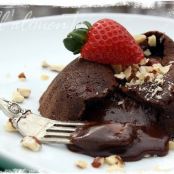 Chocolate Nutella Molten Lava Cake