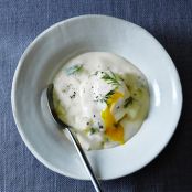 Kulajda (Creamy Soup with Dill & Poached Egg)