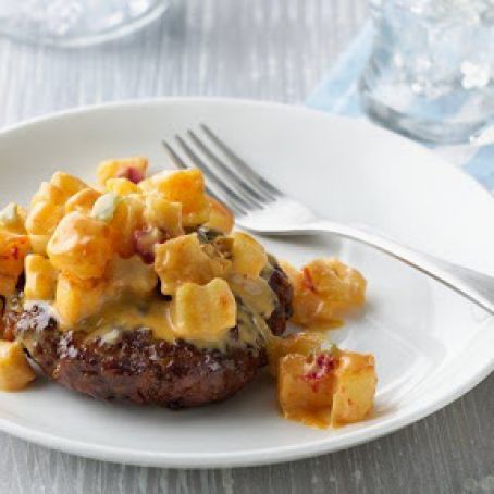 Grilled Taco Burger and Potato Packs