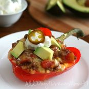 COWBOY CHILI STUFFED PEPPERS