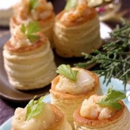 VOLOVANES DE CAMARON AL ENELDO