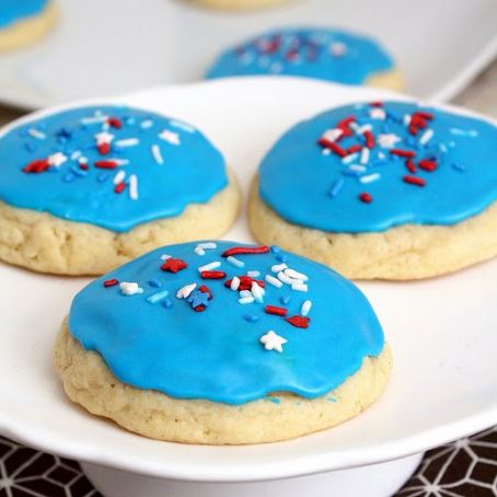 Soft Frosted Sugar Cookies