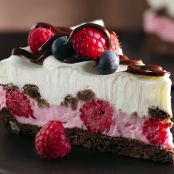 Chocolate and Berries Yogurt Dessert