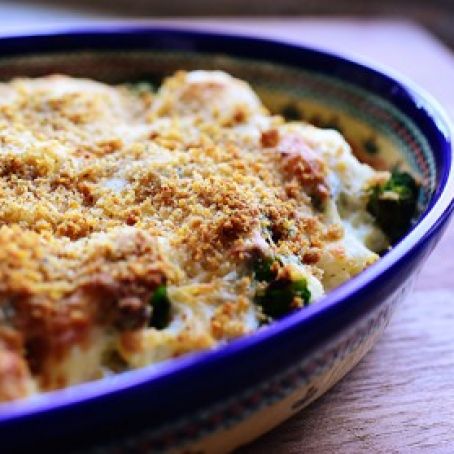 Broccoli-Cauliflower Cassero