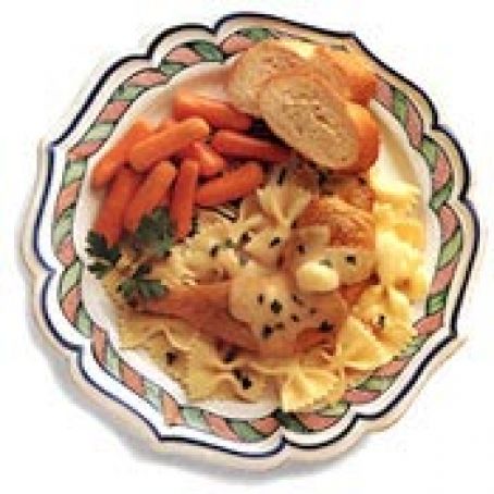 Chicken with Roasted Garlic Sauce