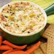 Baked Crab, Brie, and Artichoke Dip