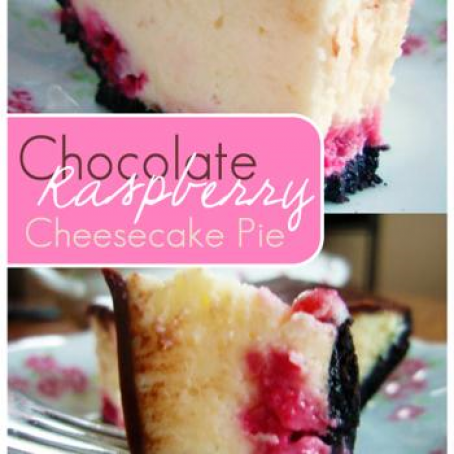 Keebler Chocolate Raspberry Cheesecake