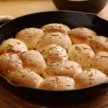 Buttered Rosemary Rolls